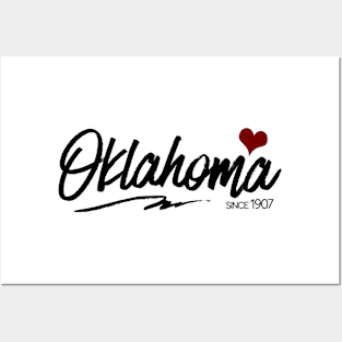 Oklahoma Since 1907 Posters and Art